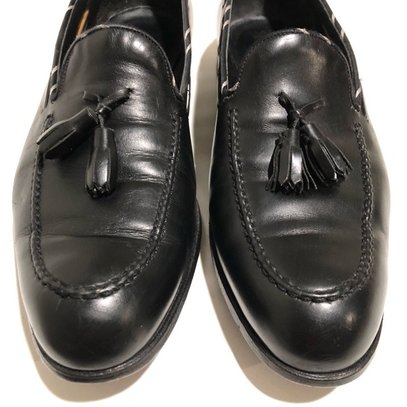 Barker Black Leather Shoes main image 6